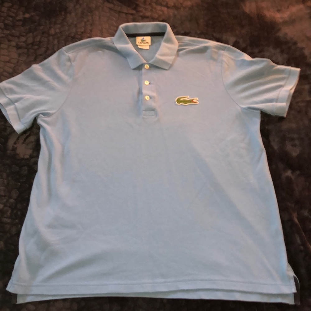 Light blue Lacoste polo